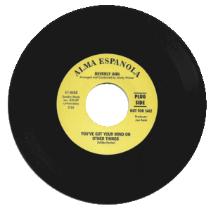 Beverly Ann - You've Got Your Mind On Other Things