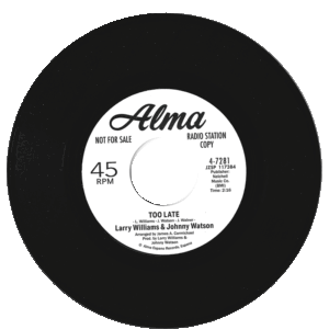 Larry Williams & Johnny Watson - Too Late