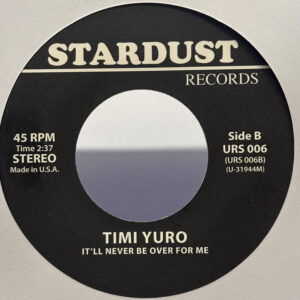 Timi Yuro - It'll Never Be Over For Me